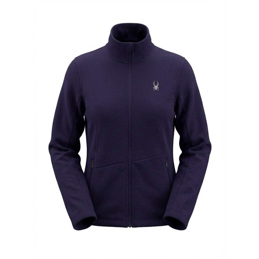 Women's Spyder Core Sweater Full Zip Fleece Lined Size M/P Purple Style 2323 EUC